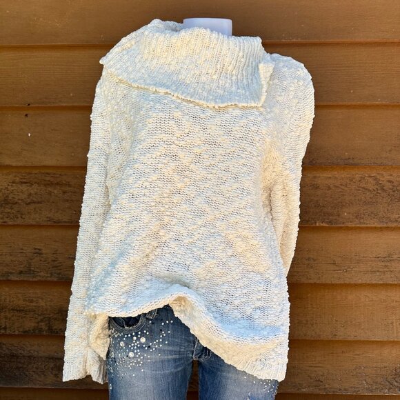 Chico’s Chunky Knit White Super Soft Sweater Size XL - Picture 1 of 9